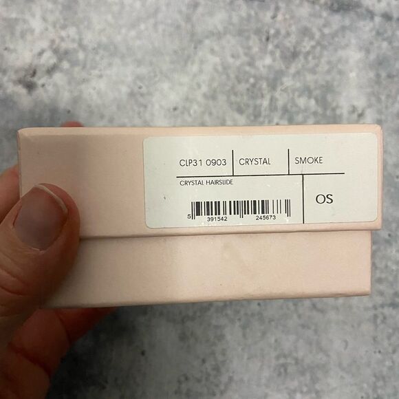 Simone Rocha Crystal Hairslide in Smoke